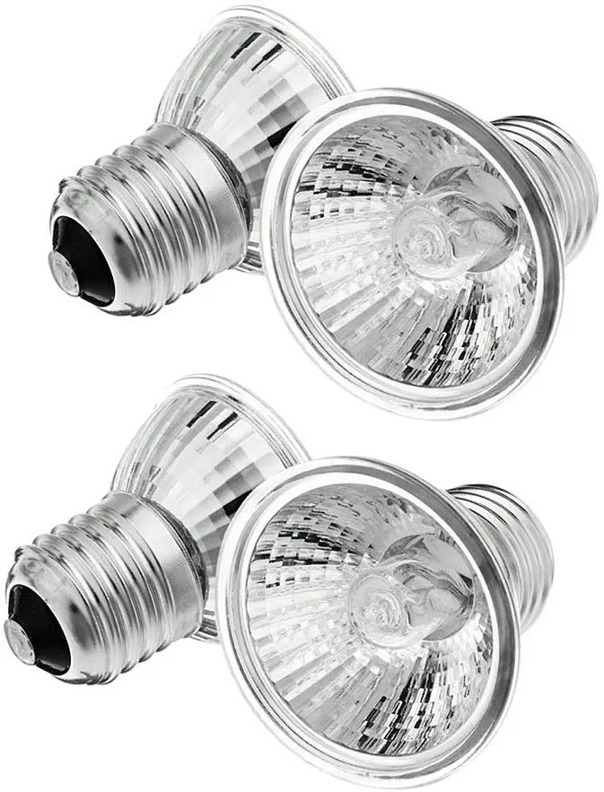 MD Lighting - Bombilla UVA UVB para lámpara de calor de reptiles, E26/E27 de 75 W, espectro completo, para faros de dragón, lagarto, tortuga, Gecko y más