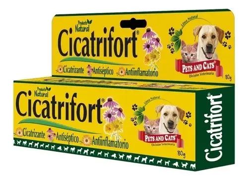 Medicamento Para Gato Y Perro Cicatrifortbx 80 G
