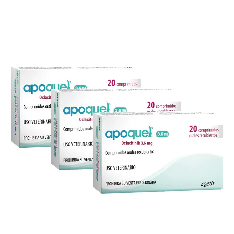 Medicamento Para la Alergia Apoquel Caja 20 Tabletas