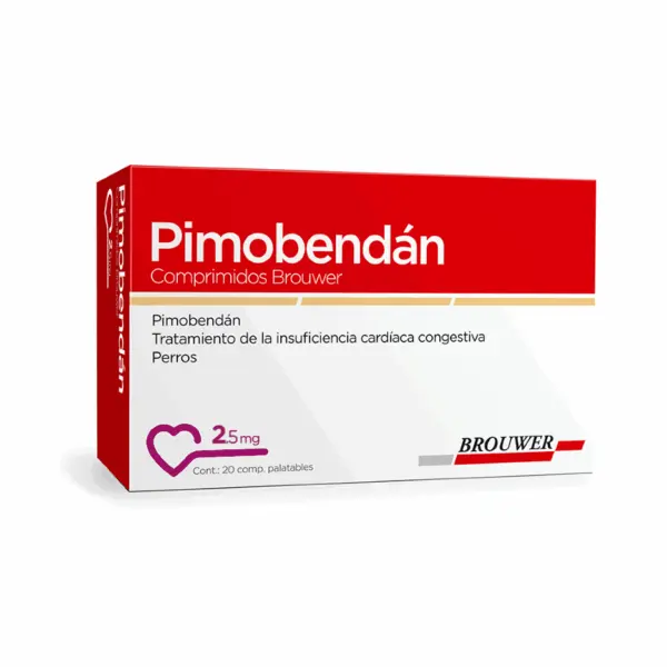 Medicamento para Perro Pimobendan Brouwer 2.5 mg x 20 Comp