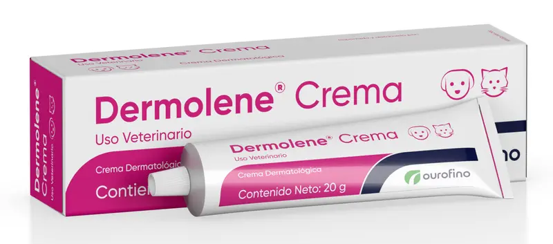 Medicamento Para Perro Y Gato Dermolene Tubo X 20g