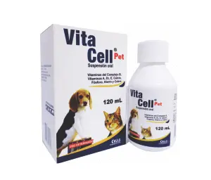Medicamento Para Perro Y Gato Vitacell X 120 Ml