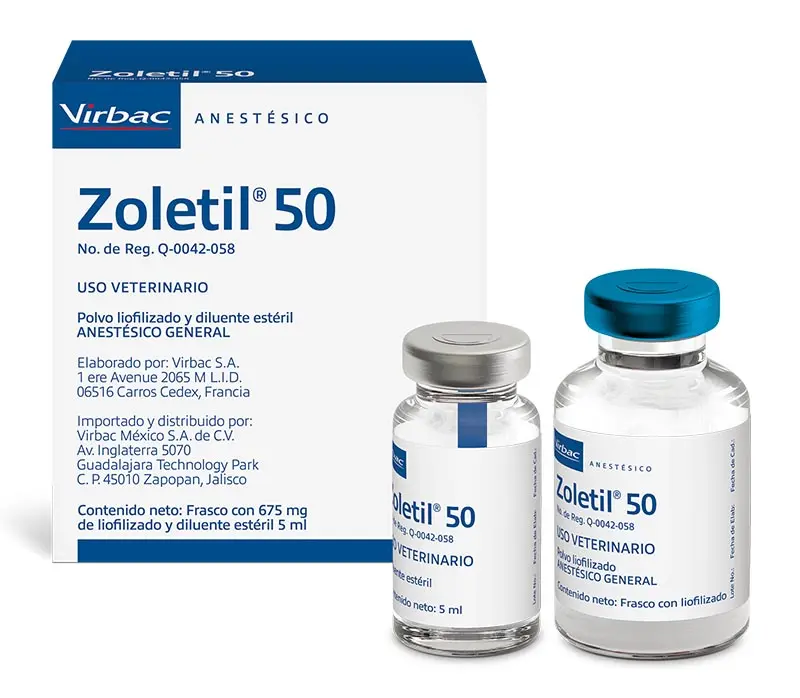 Medicamento Para Perro Y Gato Zoletil 50 X 5 Ml
