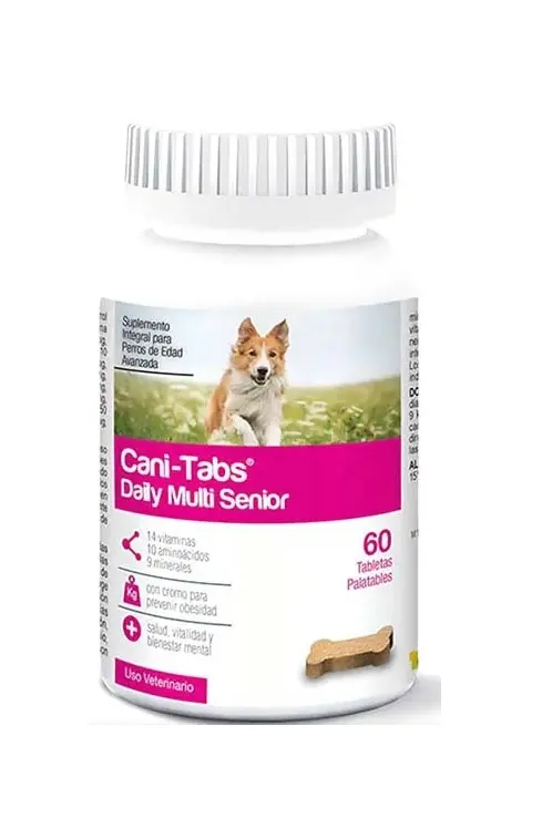 Medicamento Perro Cani - Tabs Daily Multi Senior Fco 60Tab