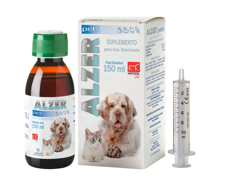 Medicamento Perro Y Gato Alzer (Alzheimer) Oral Fco