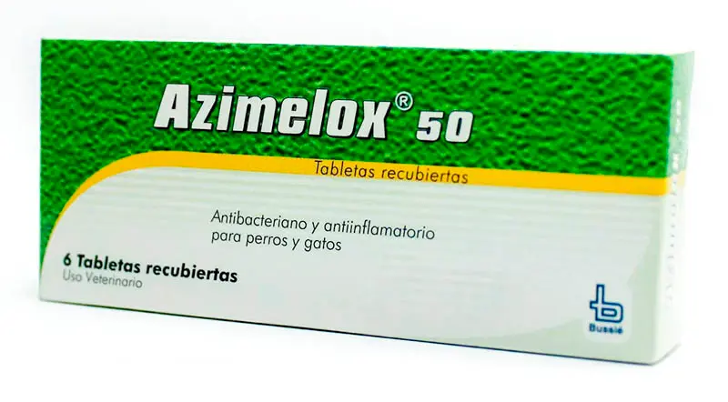 Medicamento Perro Y Gato Azimelox X 50 Mg Sobre X 6 Tab