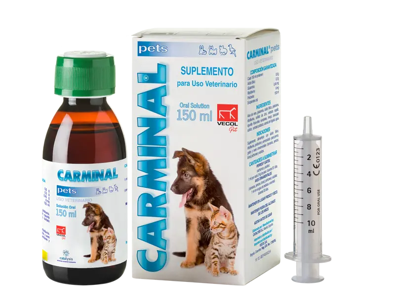 Medicamento Perro Y Gato Carminal (Gastritis) Fco X 150 Ml