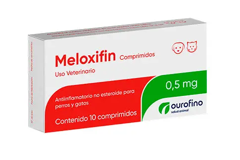 Medicamento Perro Y Gato Meloxifin 0.5 Mg Oral X 10 Tab