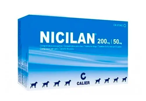 Medicamento Perro Y Gato Nicilan 200 Mg/50 Mg Sob X 6Tab