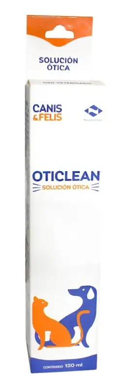Medicamento Perro Y Gato Oticlean Limpieza Oido X 120 Ml