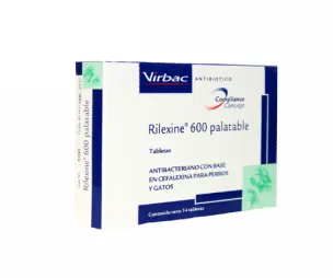 Medicamento Perro Y Gato Rilexine 600 (14 Tab)