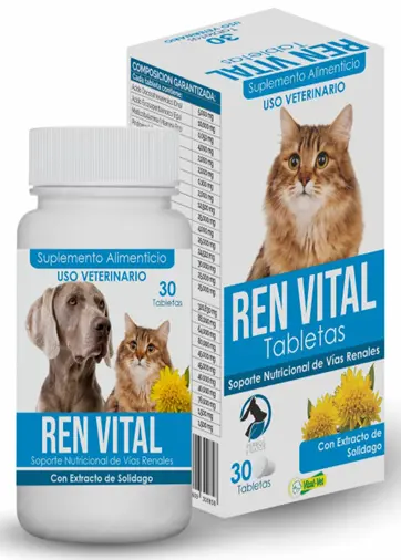 Medicamento Ren Vital para Perro y Gato 30 Tab