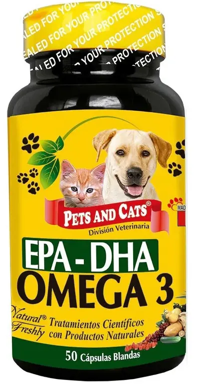 Medicamentos Gato Y Perro Omega 3 Pets (50 Tab)