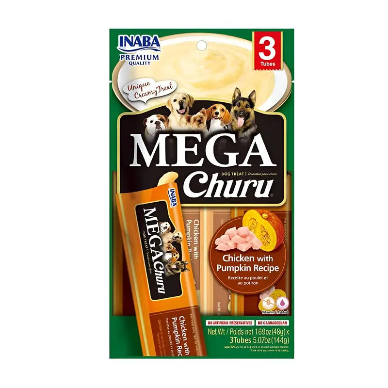 Mega Churu Pollo y Zapallo Perro