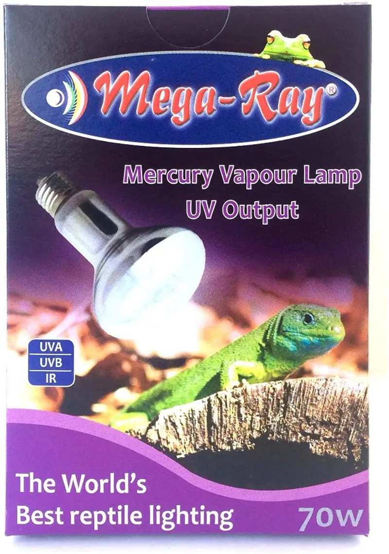mega-ray Vapor de Mercurio de la foco incluida – 70 Watts – Smallest UV foco de Vapor en el planeta
