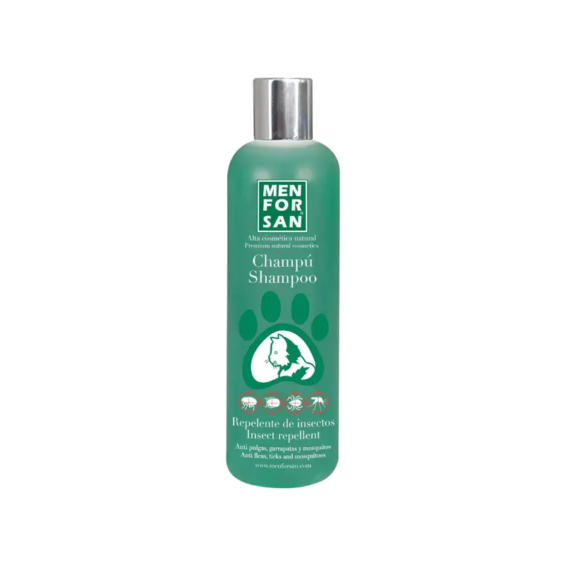 MENFORSAN Champú Repelente Insectos 300ml para gatos