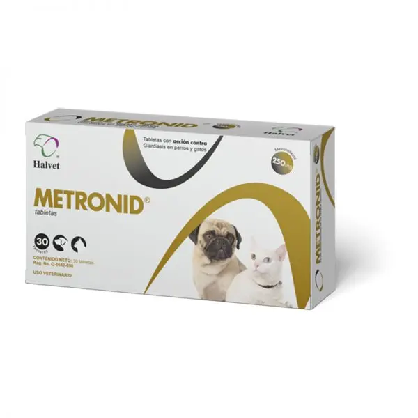 Metronid Tabletas Caja con 30