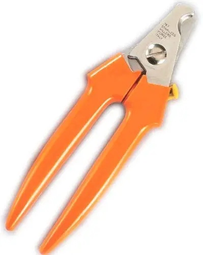 MF - Cortaúñas para perro (tamaño grande), color naranja