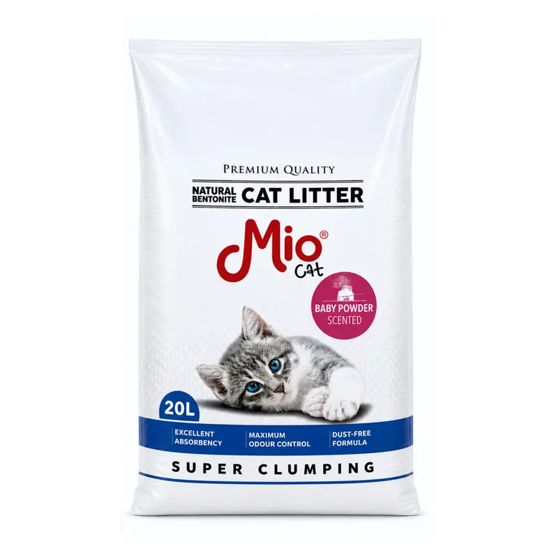 Mio Arena Compacta Baby Powder para Gato 20 L