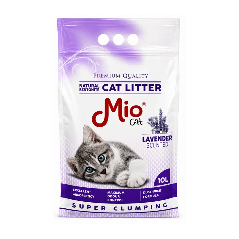 Mio Arena Compacta Lavanda para Gato 10 L