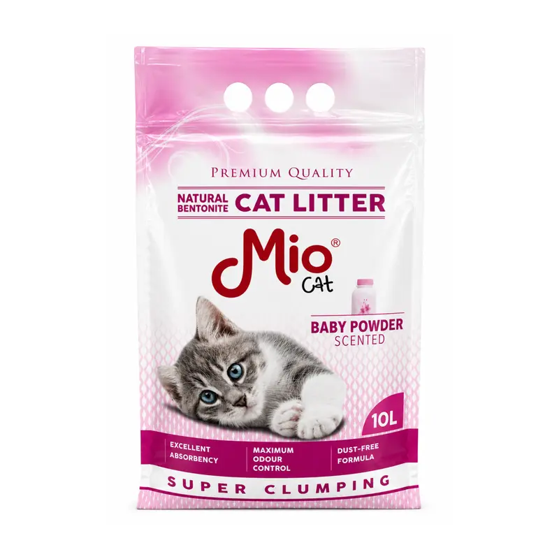 Mio Arena Estandar Baby Powder para Gato 10 L