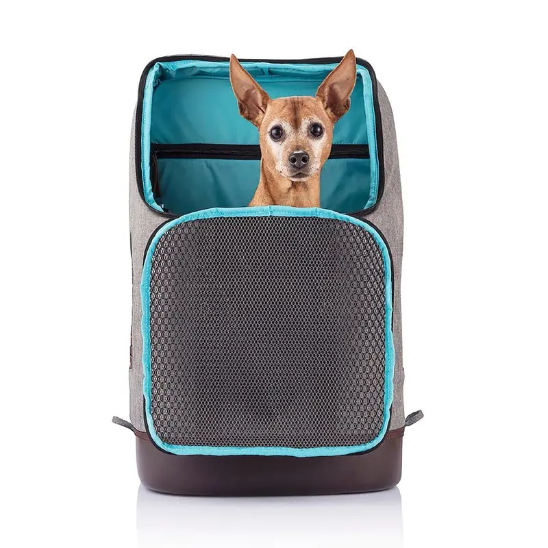 Mochila Backpack en Gris Estilo Rucksack para Cargar a tu Perro - Kurgo®