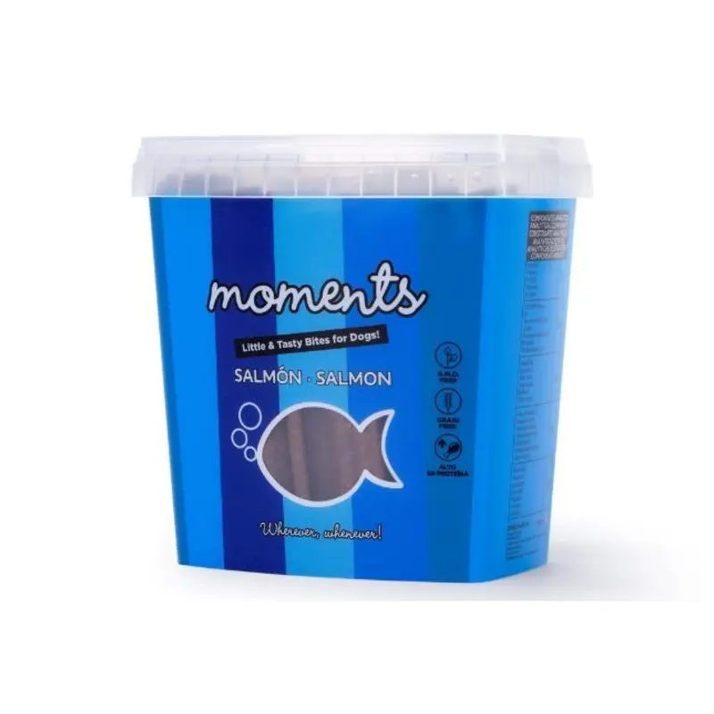 MOMENTS Barritas Salmón 600 g para perros