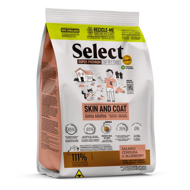 MONELLO SELECT GATO ADULTO PIEL Y PELAJE