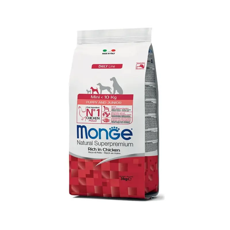 Monge Perro Mini Puppy & Junior Chicken 3kg