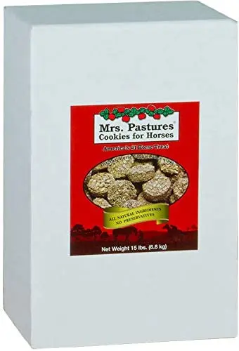 Mrs. Pastures Cookies for Horses - Caja de recarga para caballos (15.0 lbs)