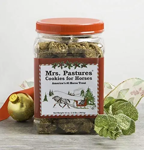 Mrs. Pastures - Tarro de galletas navideñas (32.0 fl oz)
