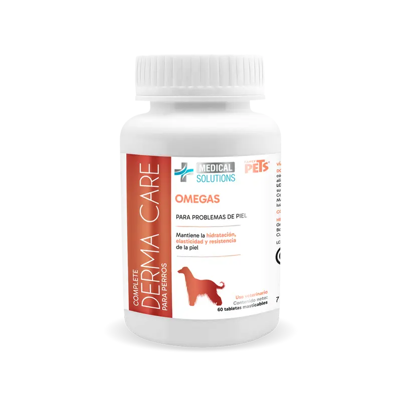 MS Complete Dermo Care Piel y Pelo ( Omegas )- Tabletas Masticables Multivitamínico 60 Tabletas