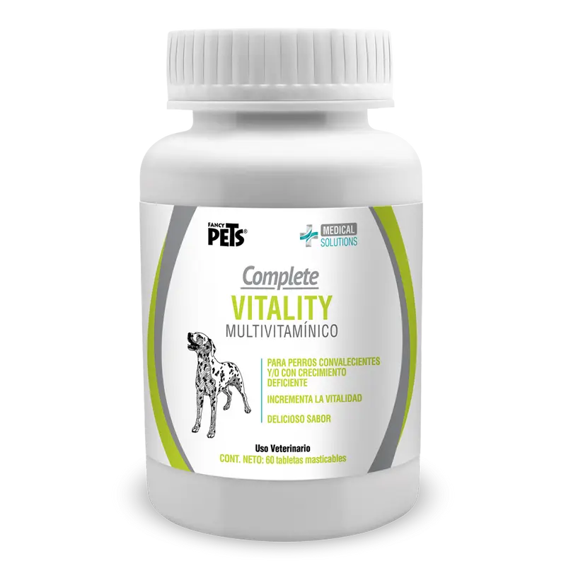 MS Complete Vitality para Perros -  Tabletas Masticables Multivitamínico 60 Tabletas