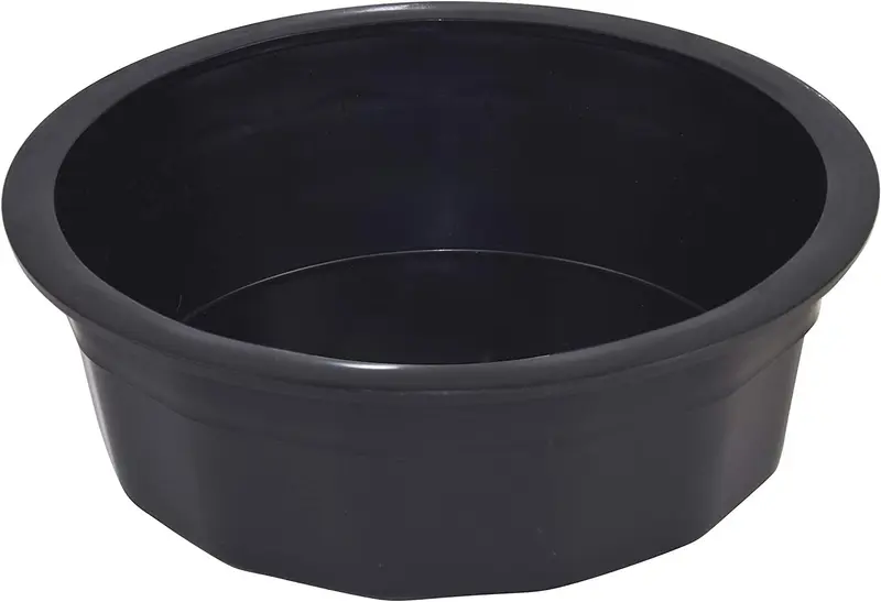 Mundo Pet Heavyweight Crock Pet – Cuenco, tamaño grande), color negro