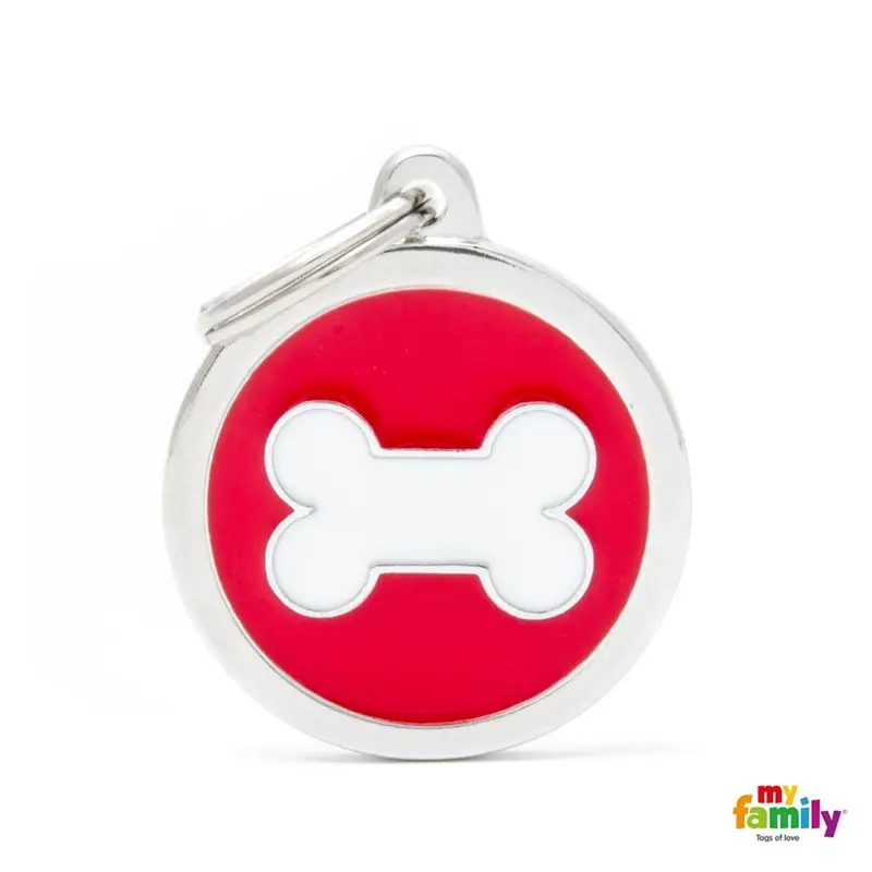 Myfamily Charms Círculo Rojo Os Blanc