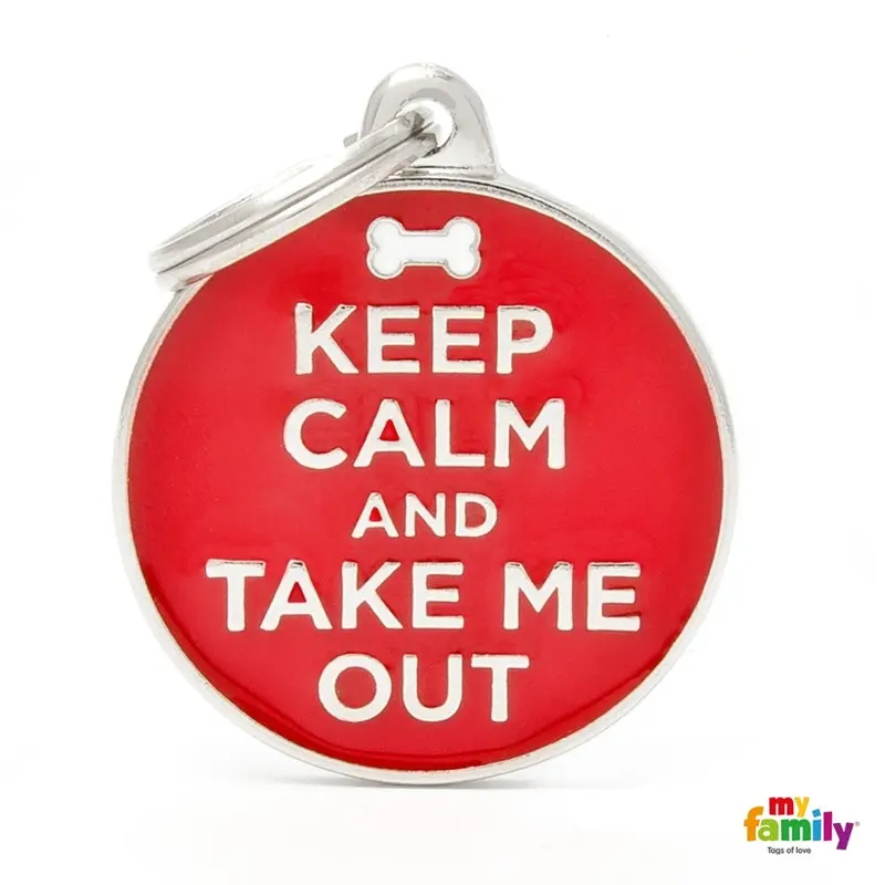Myfamily Charms Keep Calm/Out