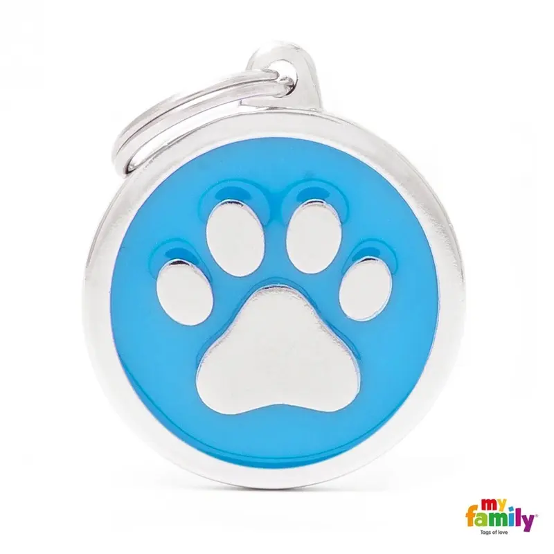 Myfamily Classic Medalla Huella Azul