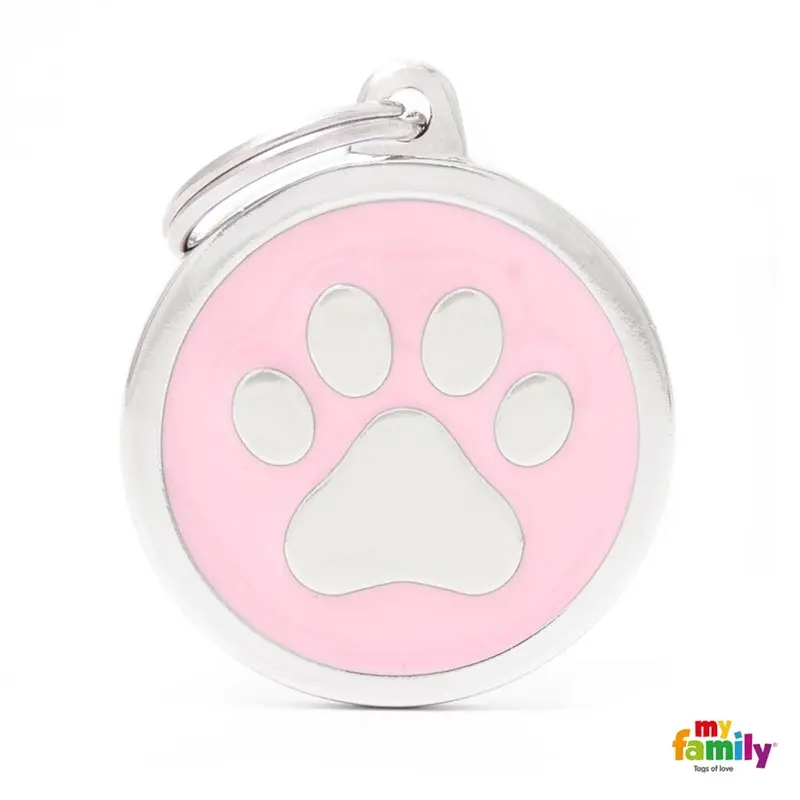 Myfamily Classic Medalla Huella Rosa