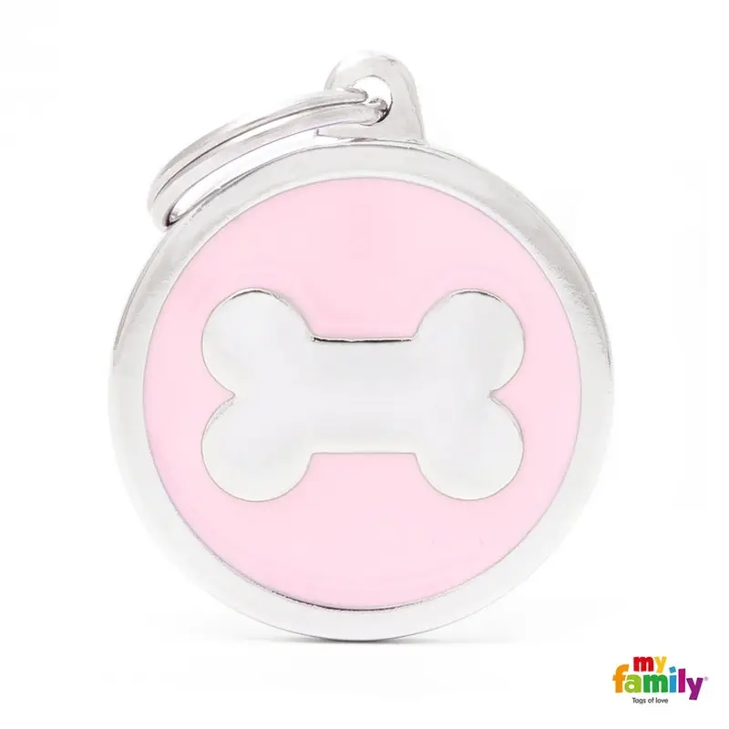 Myfamily Classic Medalla Hueso Rosa