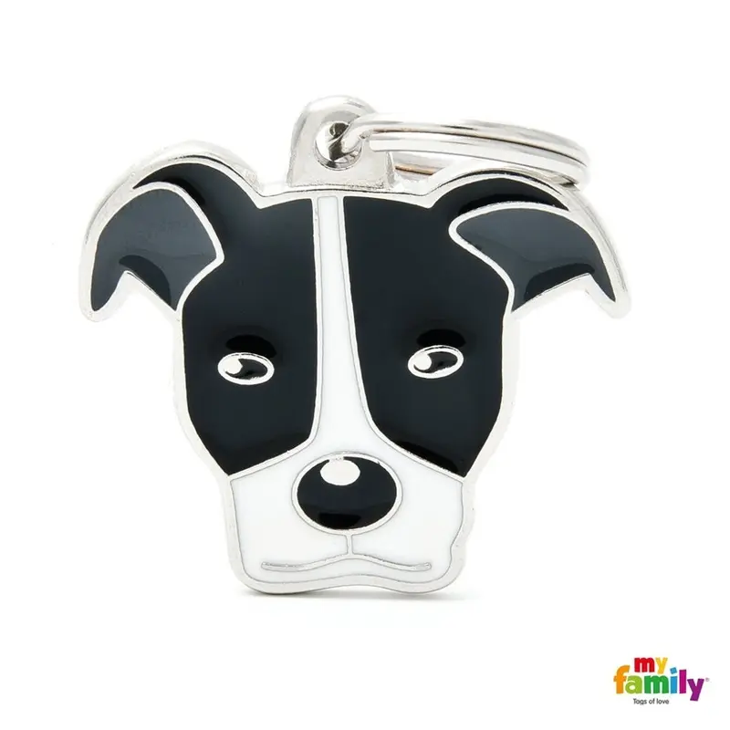 Myfamily Pitbull Blanco Negro