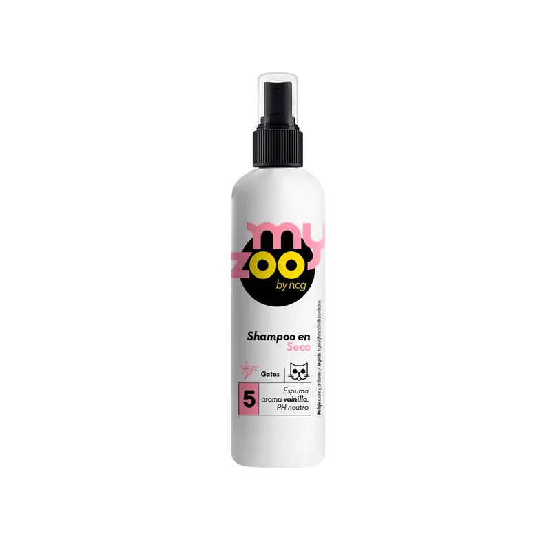Myzoo Shampoo para Gato en Seco Espuma Vainilla