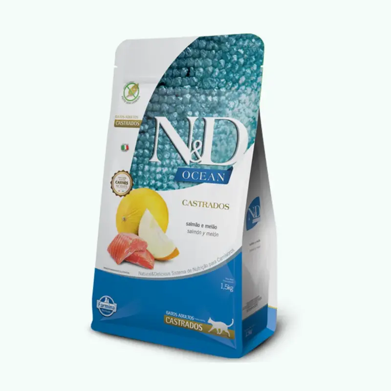 N&D Ocean Felino Salmon & Melon Castrados 1,5 kg