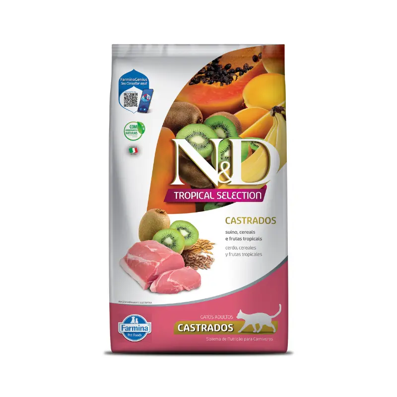 N&D Tropical Selection Cerdo Gatos Adultos Castrados