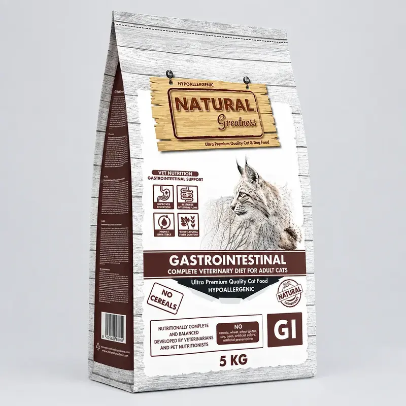 Natural Greatness Diet Vet Gastrointestinal Gato