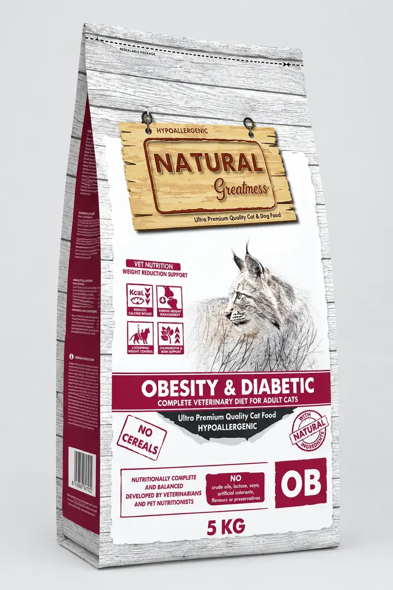 Natural Greatness Obesity & Diabetic para Gatos
