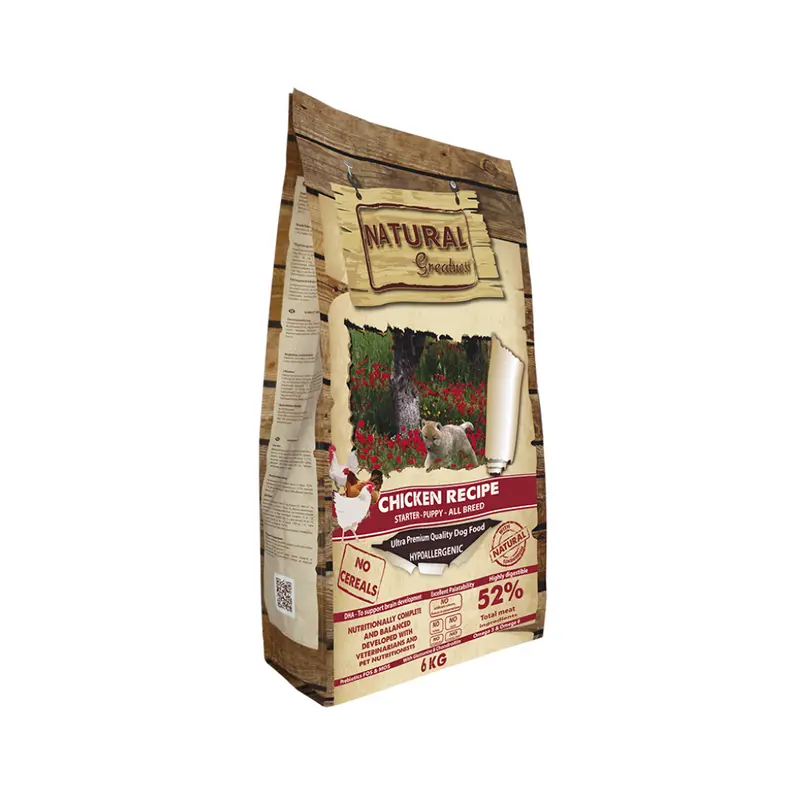 NATURAL GREATNESS Pollo (Cachorros y Adultos) para perros