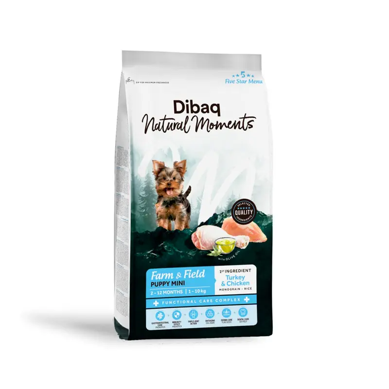 Natural Moments Farm & Field Puppy Mini pienso para cachorros
