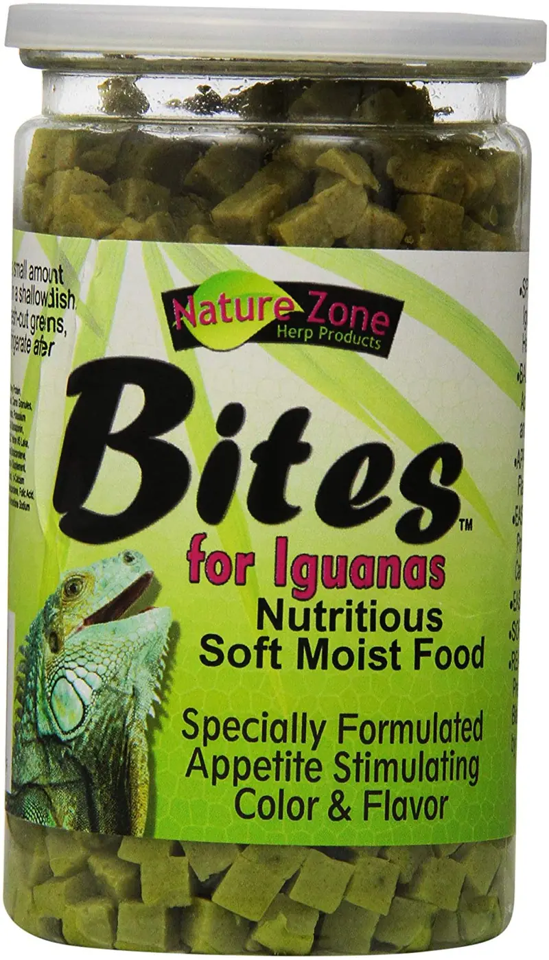 Naturaleza Zona snz54631 Iguana Bites suave húmeda Alimentos, 9-Ounce
