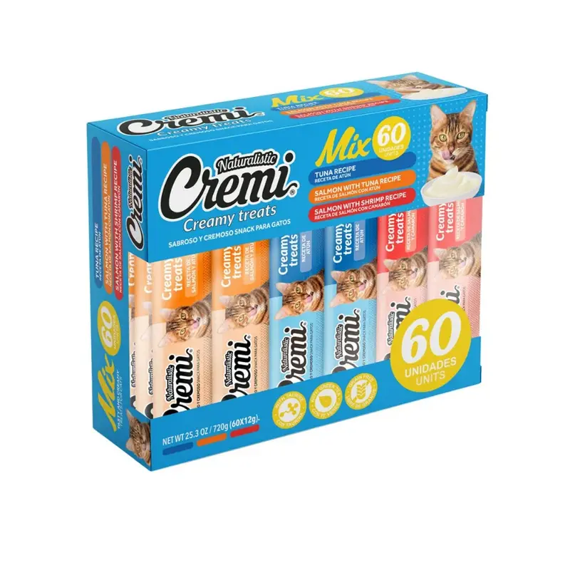 Naturalistic Cremi Box Sea Food Mix 60 Sachet
