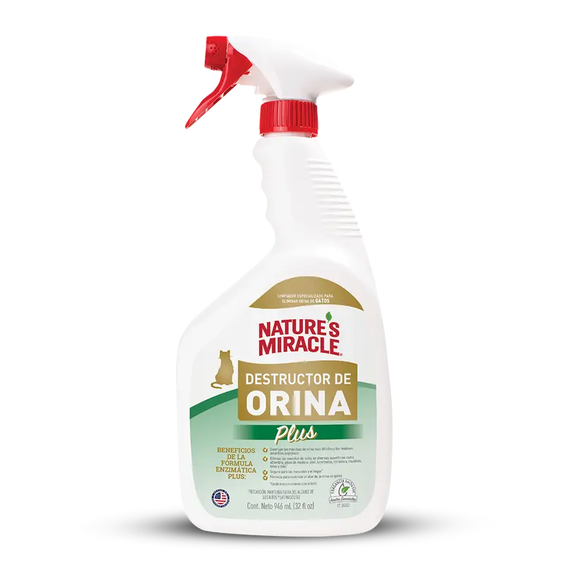 Natures Miracle Destructor de Orina Cat para Gato x 32 Oz